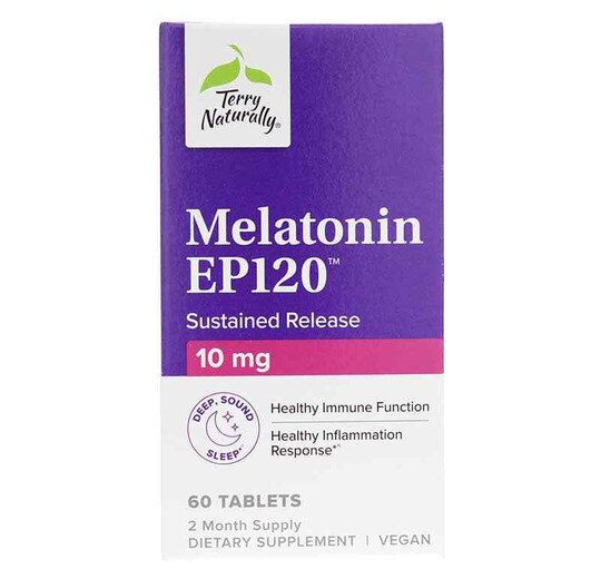 Melatonin EP120 10 Mg Sustained Release, 60 Vegan Tablets, TNT