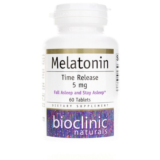 Melatonin Time Release 5 Mg, 60 Tablets, BCN