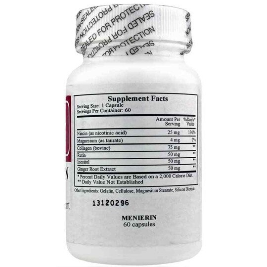 Menierin, 60 Capsules, ECF