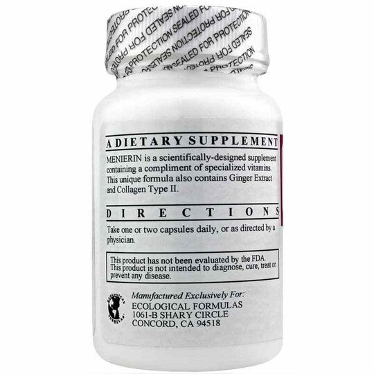 Menierin, 60 Capsules, ECF
