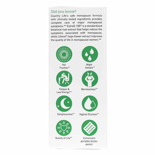Menopause Rescue, Country Life