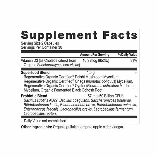 Menopause Support Probiotics Shelf Stable, 60 Capsules, ANN