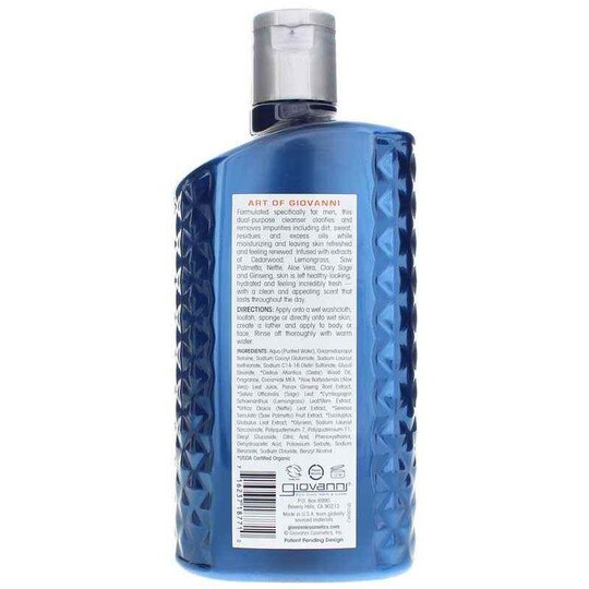 Men's 2-In-1 Body Wash & Facial Cleanser, 16.9 Oz, GIO