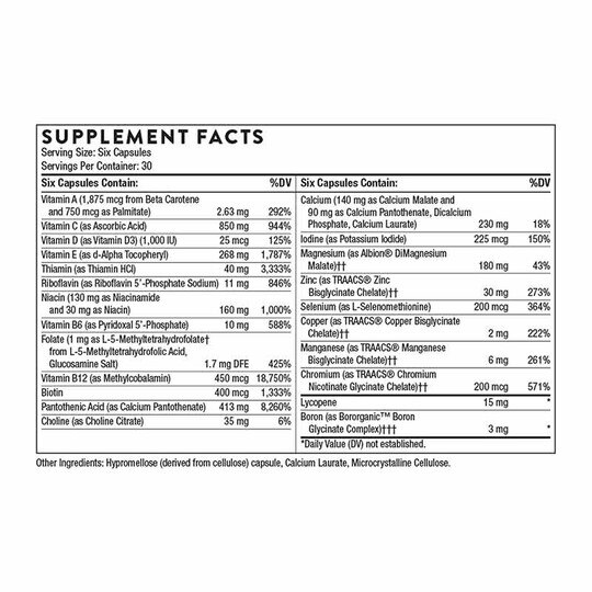 Men's Multi 50+, 180 Capsules, THR