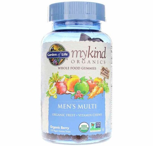 Men's Multi Whole Food Multivitamin Gummies, 120 Gummi, GOLM