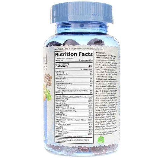Men's Multi Whole Food Multivitamin Gummies, 120 Gummi, GOLM