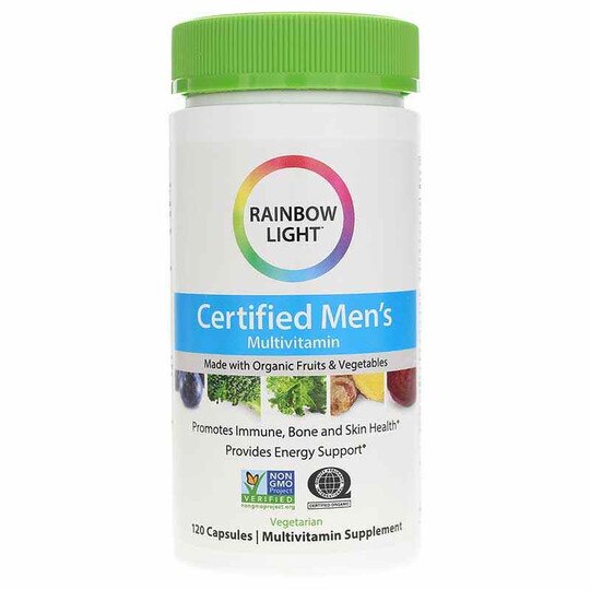 Men's Multivitamin Certified Organic, 120 Veg Capsules, RBL
