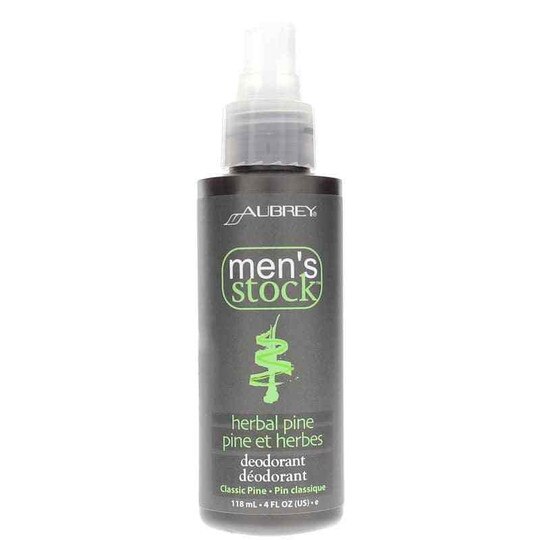 Men's Stock Herbal Pine Deodorant, Aubrey Organics