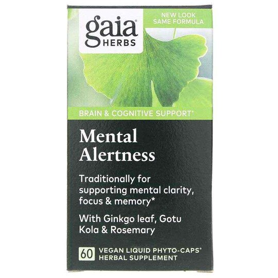 Mental Alertness, 60 Liquid Phyto Caps, GH