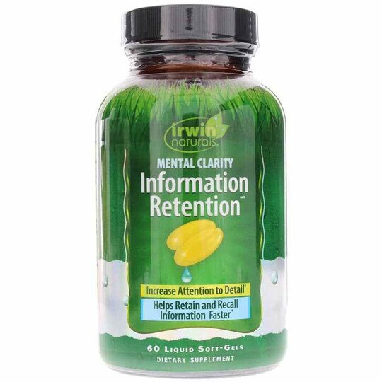Mental Clarity Information Retention, 60 Liquid Softgel, IRN