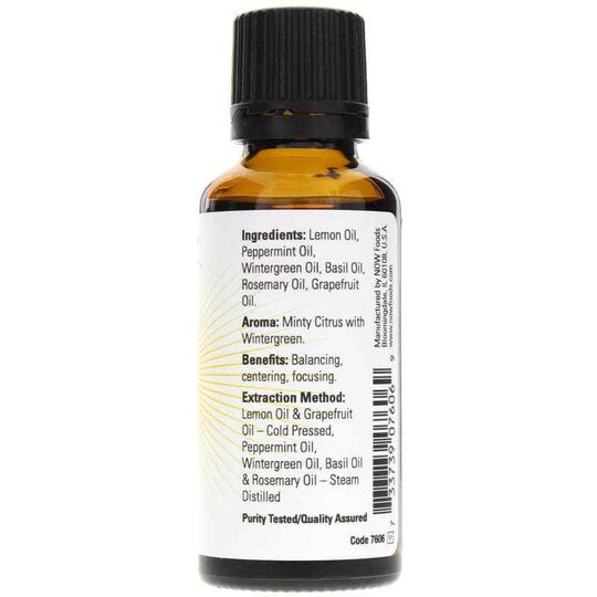 Mental Focus Essential Oil Blend, 1 Oz, NOW