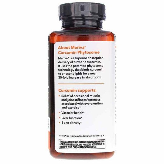 Meriva Curcumin Phytosome 500 Mg, 60 Veg Capsules, LSE