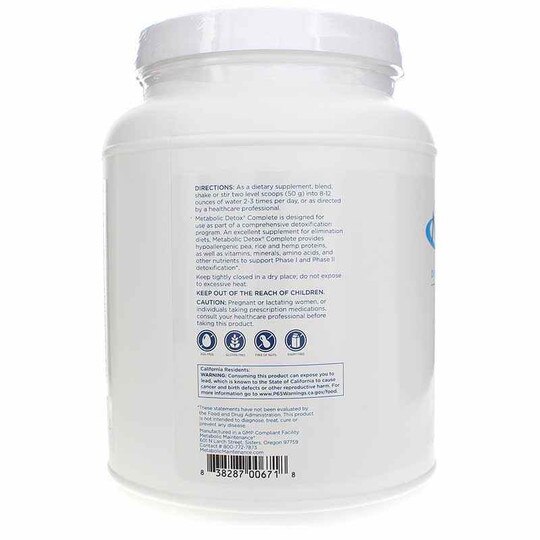 Metabolic Detox Complete, MTM