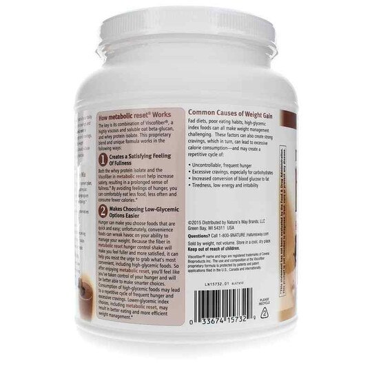 Metabolic Reset Hunger Control Shake, Natures Way