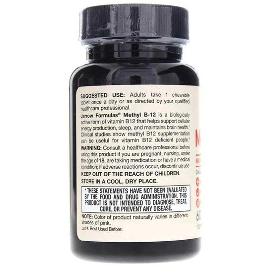 Methyl B-12 5,000 Mcg Cherry, 60 Lozenges, JRF