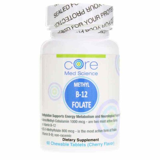 Methyl B-12 Folate, 60 Chewable Tablets, CMS
