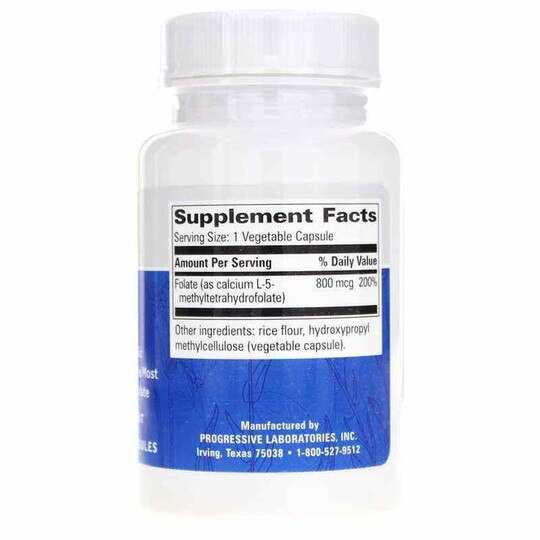 Methyl Folate, 60 Veg Capsules, PGL