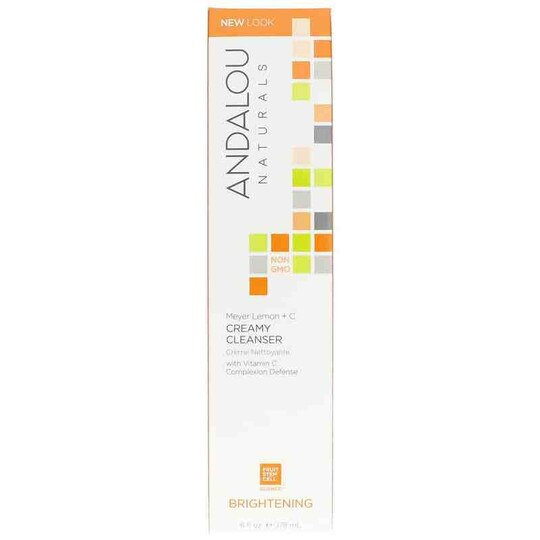 Meyer Lemon Creamy Cleanser, Brightening Formula, 6 Oz, ADN