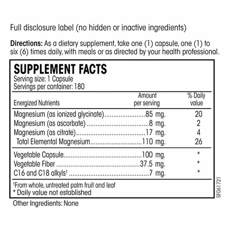 Mg Plus Guard Four Ionized Magnesium Forms, Perque