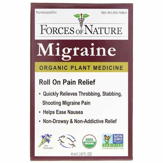 Migraine Pain Relief Roll On, .14 Oz, FON