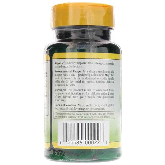 Migrelief for Migraine Sufferers, 60 Caplets, AKS