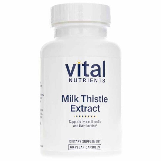 Milk Thistle Extract 250 Mg, 60 Capsules, VTN