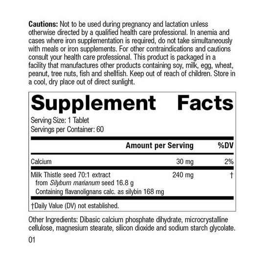 Milk Thistle Forte, 60 Tablets, SP