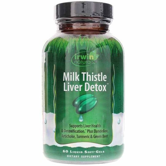 Milk Thistle Liver Detox, 60 Liquid Softgels, IRN