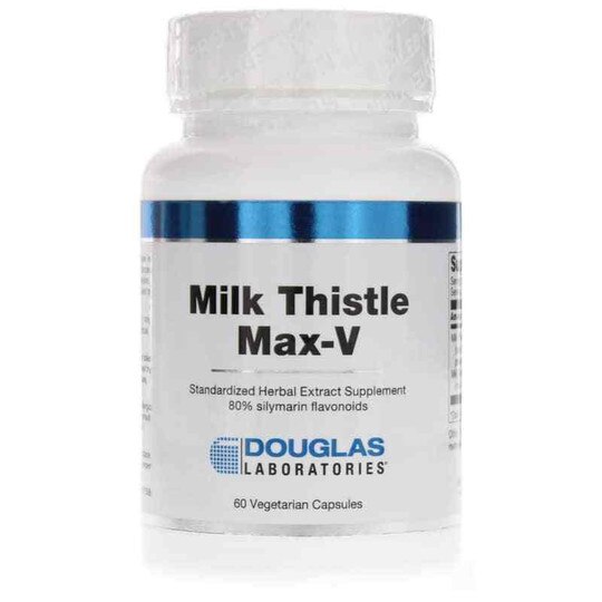 Milk Thistle Max-V 250 Mg, 60 Veg Capsules, DGL