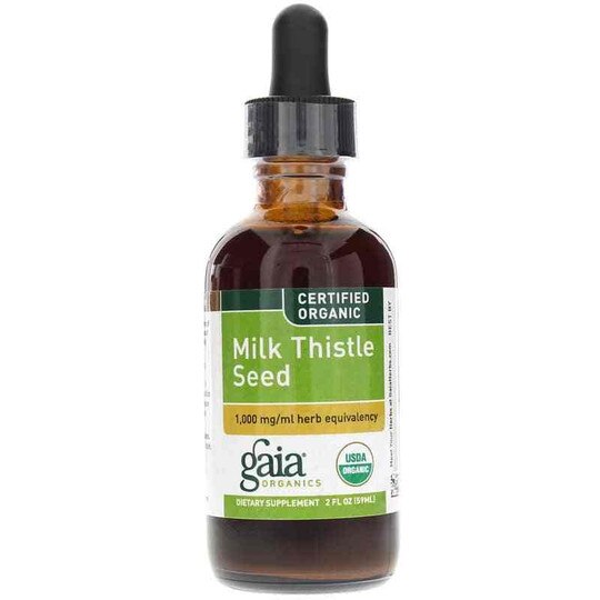 Milk Thistle Seed Organic, Gaia Herbs