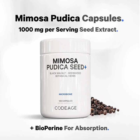 Mimosa Pudica Seed+, 120 Capsules, CDE