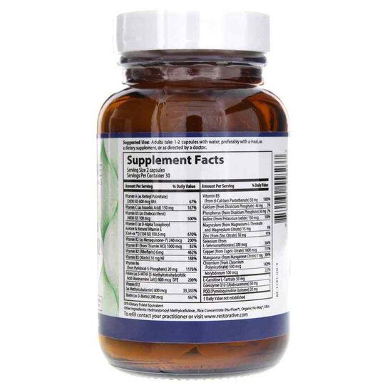 Mitochondria Nutrition PQQ, 60 Veg Capsules, RTF