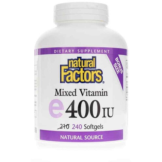 Mixed Vitamin E 400 IU, Natural Factors