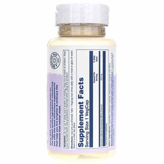 Monolaurin 500 Mg (Natural Coconut Source), 60 Veg Caps, SLR