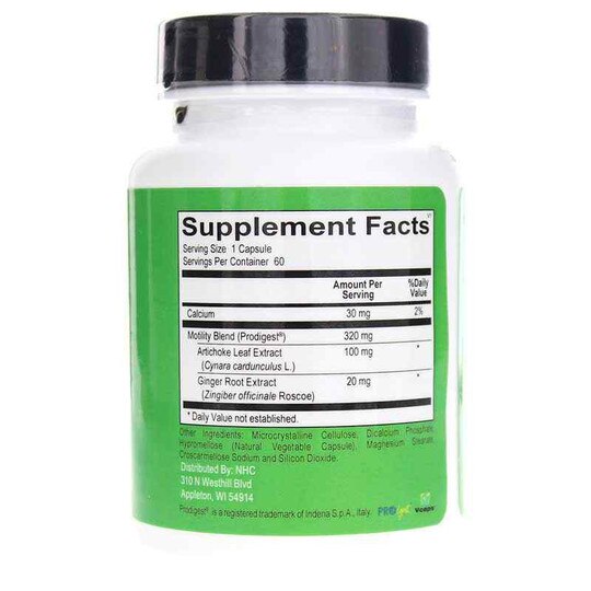 Motility Health, 60 Capsules, NHC