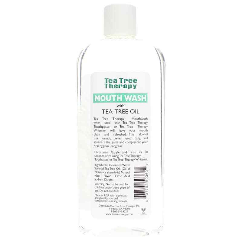 Mouthwash with Tea Tree Oil Natural Fresh Flavor, Tea Tree Therapy