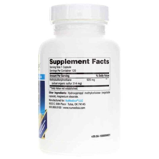 MSM 920 (Methylsulfonylmethane), 120 Veg Capsules, NUM