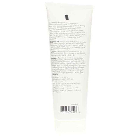 MSM Healthy Skin Lipsome Lotion, 8 Oz, NOW