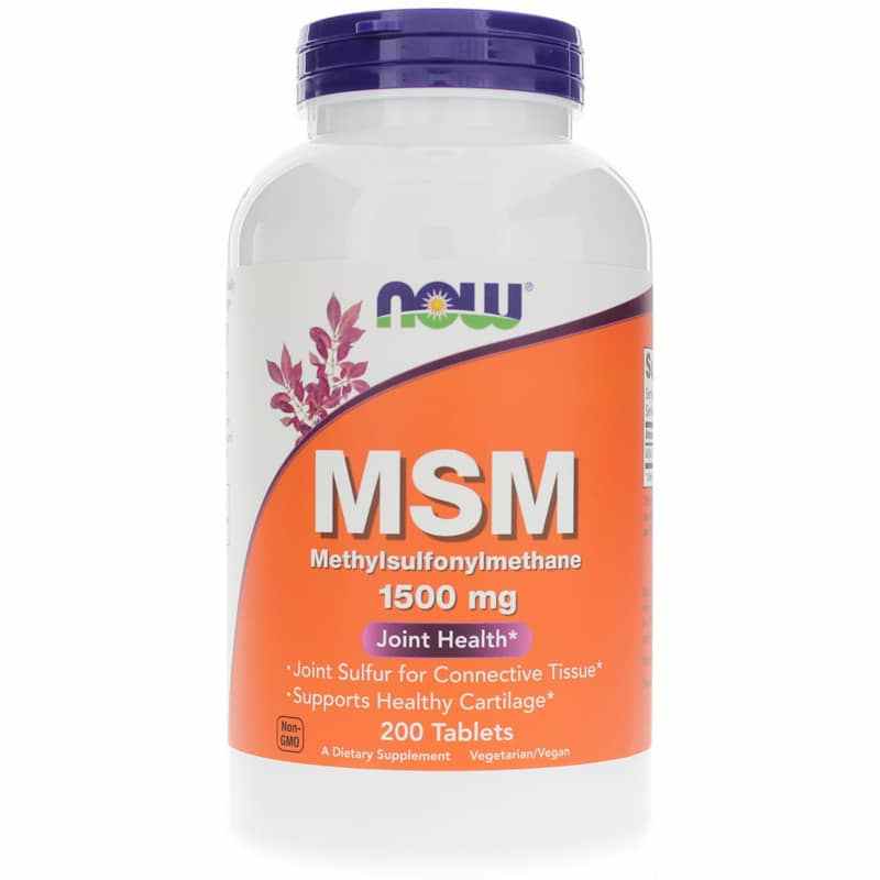 MSM Tablets 1500 Mg, NOW Foods