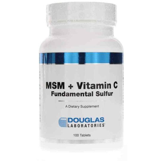 MSM + Vitamin C Fundamental Sulfur, Douglas Laboratories