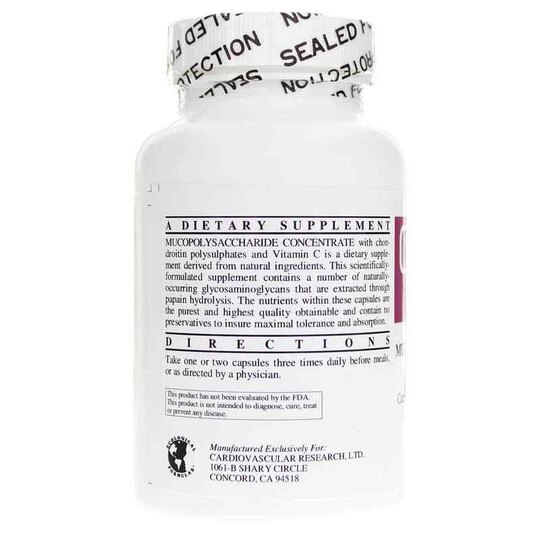 Mucopolysaccharide Concentrate, 90 Capsules, CR