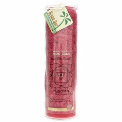 Muladhara Red Unscented Candle 1