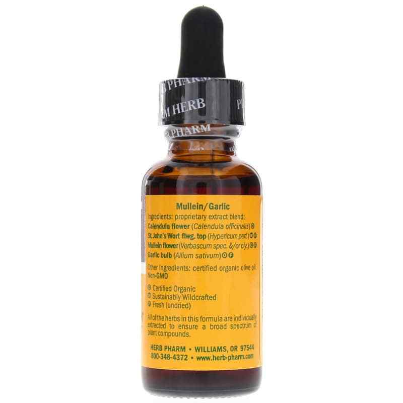 Mullein Garlic Ear Oil, Herb Pharm