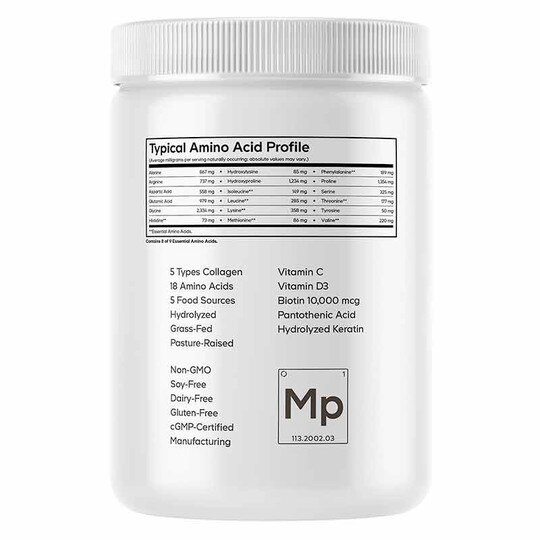 Multi Collagen Peptides Platinum, 11.5 Oz, CDE