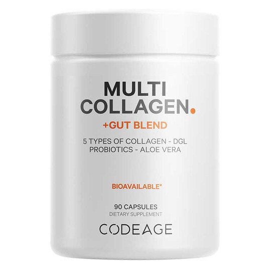 Multi Collagen + Gut Blend, 90 Capsules, CDE