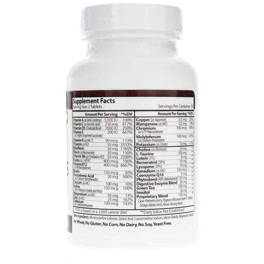 Multi Men's with Digestive Enzymes, 60 Tablets, VNC