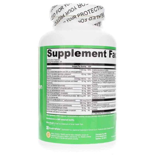 Multi-Nutrient Concepts without Iron, Natural Healthy Concepts