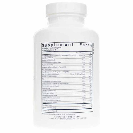 Multi-Nutrients No Iron or Iodine, 180 Veg Capsules, VTN