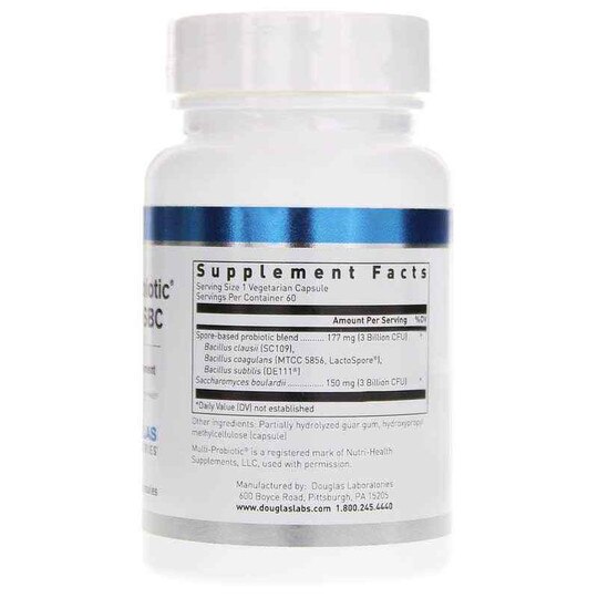 Multi-Probiotic Spore + SBC, 60 Veg Capsules, DGL