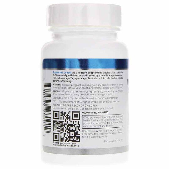Multi-Probiotic Spore + SBC, 60 Veg Capsules, DGL